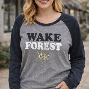 Ash Women's Gray and Black Long Sleeve Tee Size L